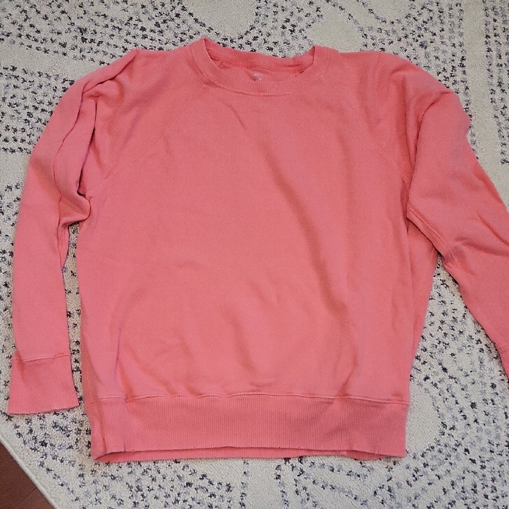 Aerie Coral Crew Neck Sweater